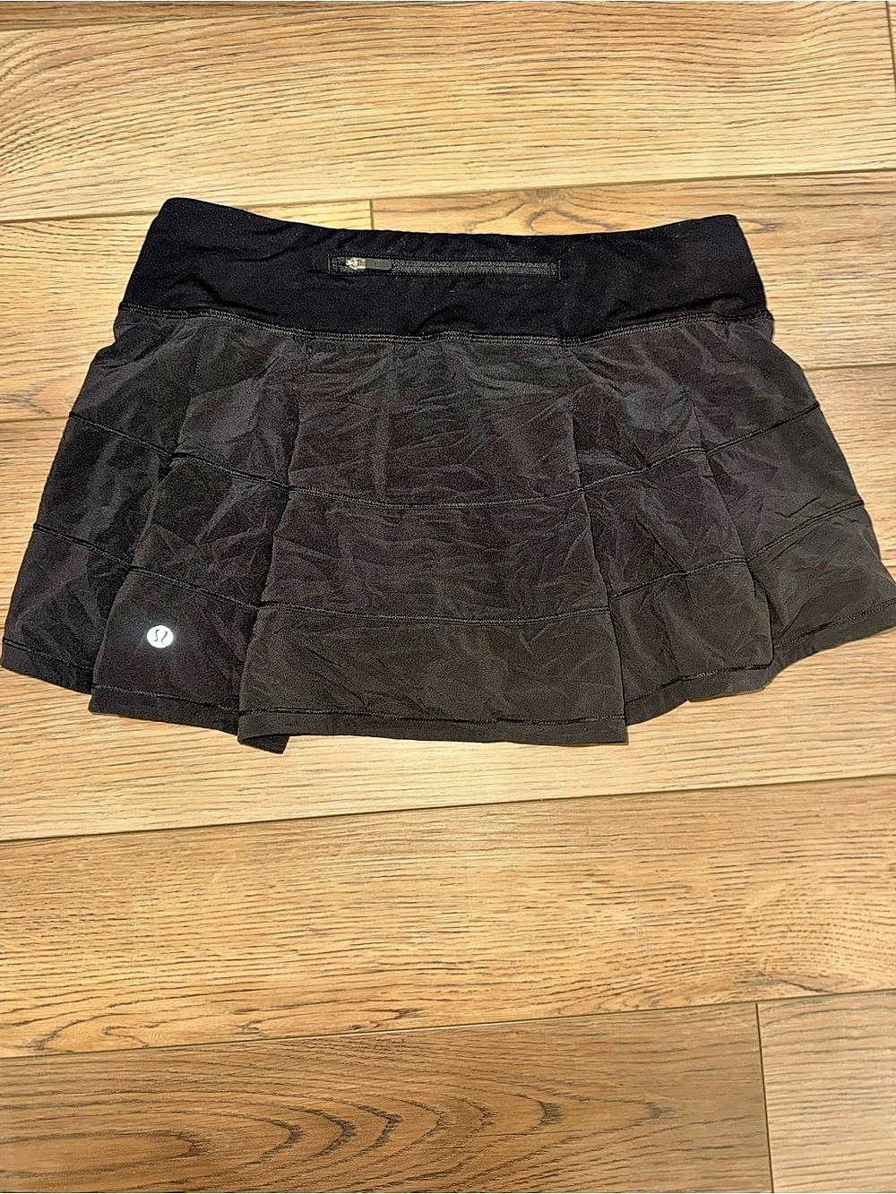 Lululemon Pace Rival Skirt Black Mini Size 6
